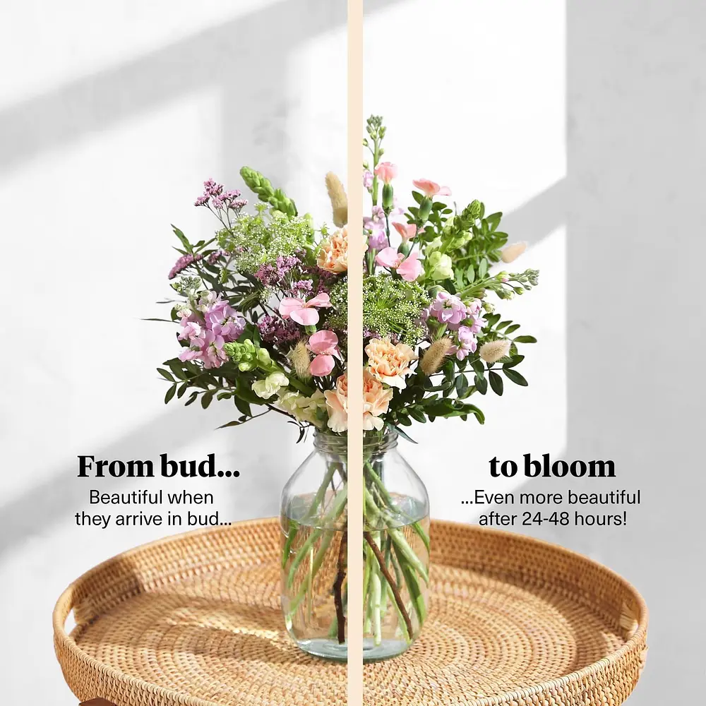 The Yui & Pink Ripple Vase | Flowers & Gifts | Bloom & Wild