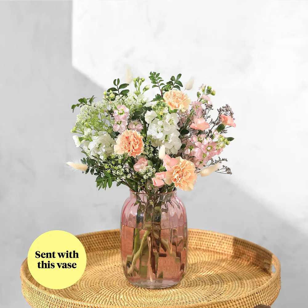 The Yui & Pink Ripple Vase | Flowers & Gifts | Bloom & Wild
